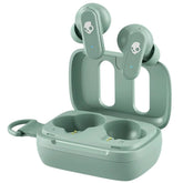 Skullcandy Dime 3 Wireless Earbuds, Bluetooth Headphones, Noise Isolating Fit, Up To 20 Hours Battery, Microphone For Iphone Android, Easy Carry With Integrated Lanyard Preppy Sage